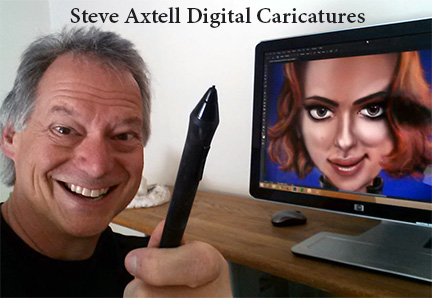 Steve Axtell Digital Caricatures